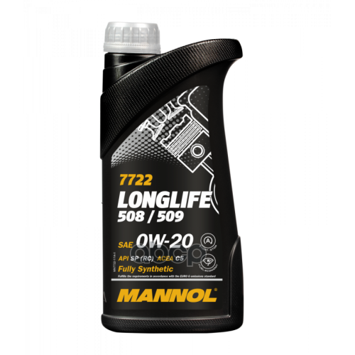 MANNOL Масло Моторное 0W20 Mannol 7722 Longlife 508/509 1Л