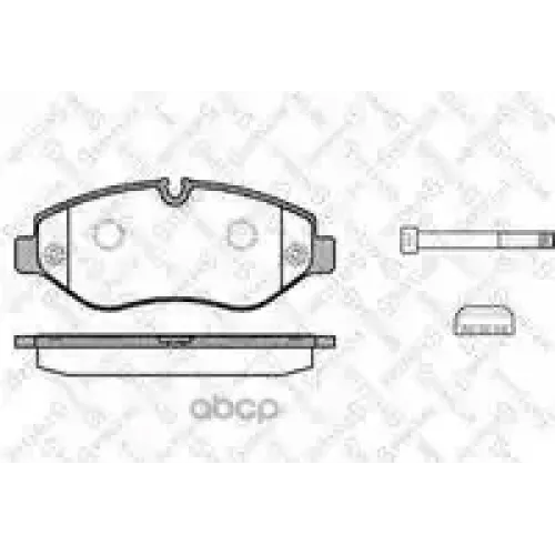 Колодки Тормозные Дисковые Передние Stellox 256 000-SX
