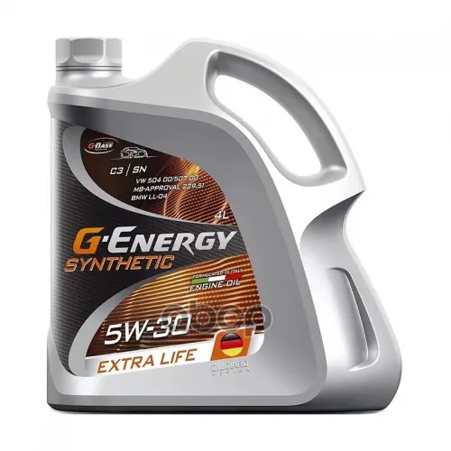 G-Energy Масло Моторное 5W30 G-Energy Extra Life 4Л Синтетика