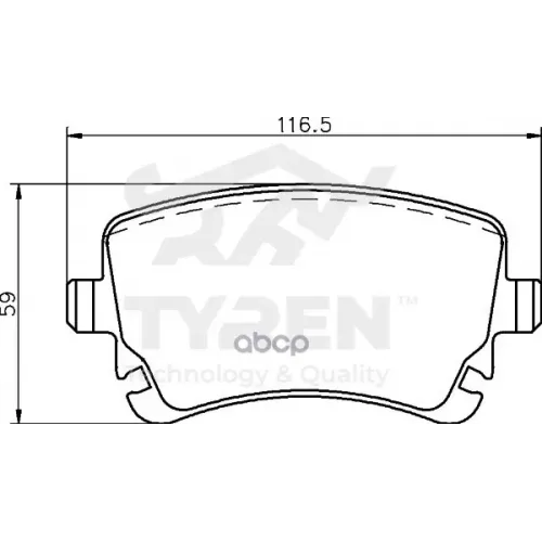 Колодки Тормозные Дисковые TYREN 