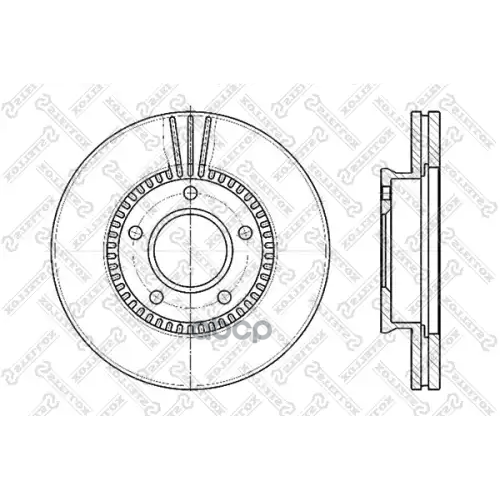 Диск Торм. Пер. Stellox 