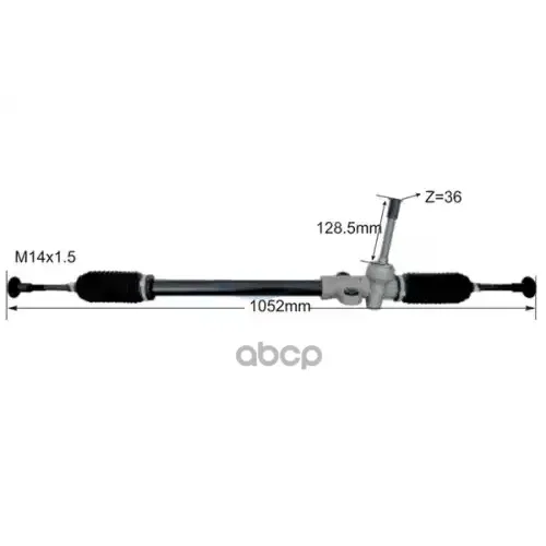 Рейка Рулевая Hyundai Accent 06-/Kia Rio 06- С Эур Stellox 