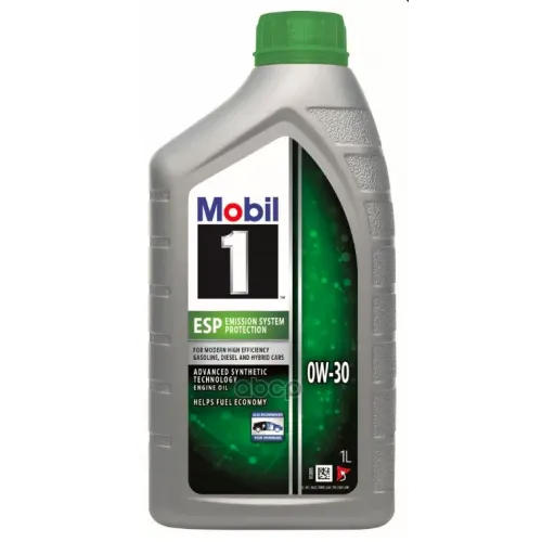 Mobil Масло Моторное 0W30 Mobil 1Л Синтетика Mobil 1 Esp Formula Eu