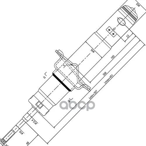 Амортизатор Daewoo Matiz (Klya) 1998- Перед. Zikmar 