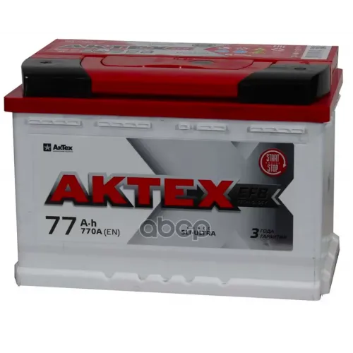 Аккумулятор 77Ah 750A 278Х175х190 (Efb) О.п. (-+) АкТех 