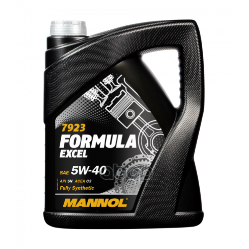MANNOL Масло Моторное 5W40 Mannol 7923 Formula Excel 5Л