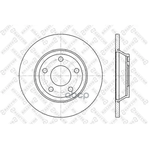 Диск Торм.audi A4 1.6/1.9Tdi 95> Stellox 