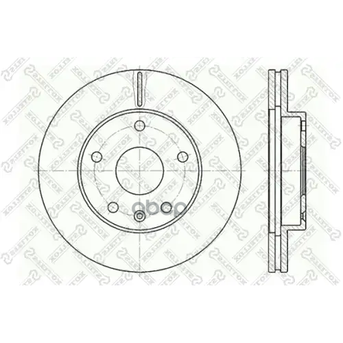 Диск Торм.daewoo Leganza 2.0 16V 97> Stellox 