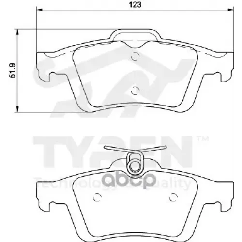 Колодки Тормозные Дисковые TYREN 