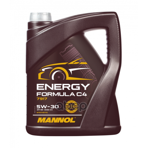 MANNOL Масло Моторное 5W30 Mannol 7917 Energy Formula C4 5Л