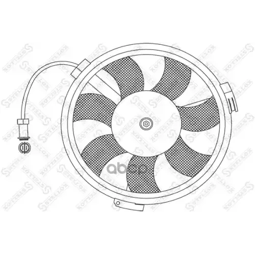 Вентилятор Радиатора Vw Passat 1.6-2.8 00-05/ Audi A4/A6/A8 1.6-2.8 94-05 Stellox 