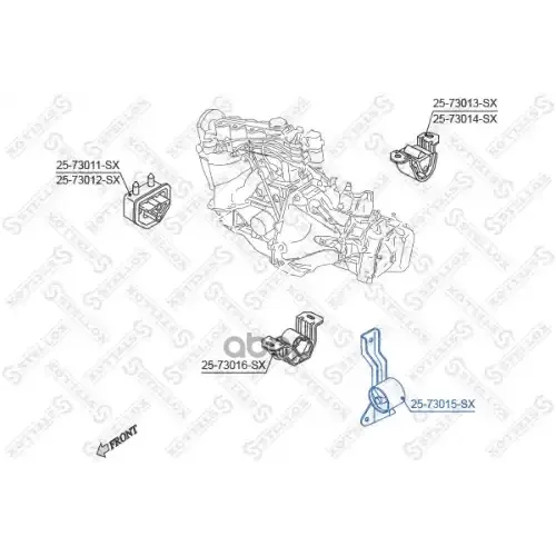 Подушка Двс Пер.л. Stellox 