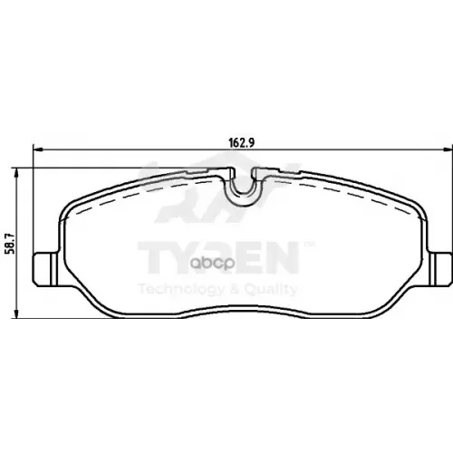 Колодки Тормозные Дисковые TYREN 