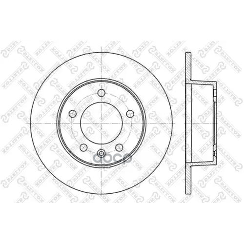 Диск Торм. Зад. Stellox 