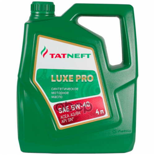 TATNEFT Масло Татнефть Luxe Pro Sae 5W-40  4Л