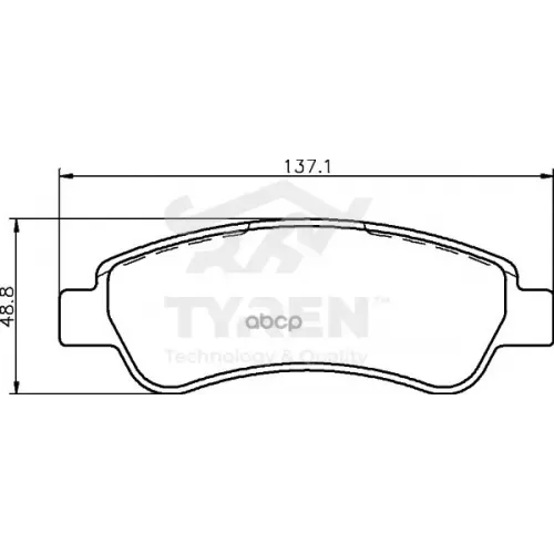 Колодки Тормозные Дисковые TYREN 