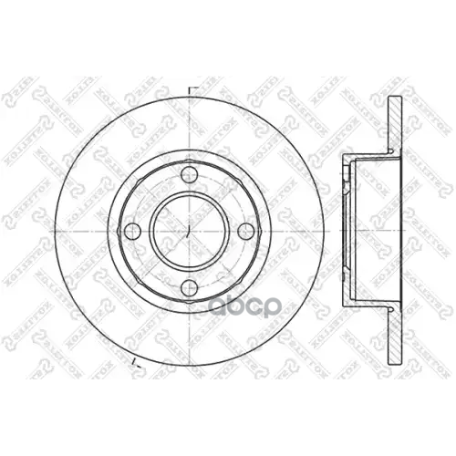 Диск Торм. Пер. Stellox 