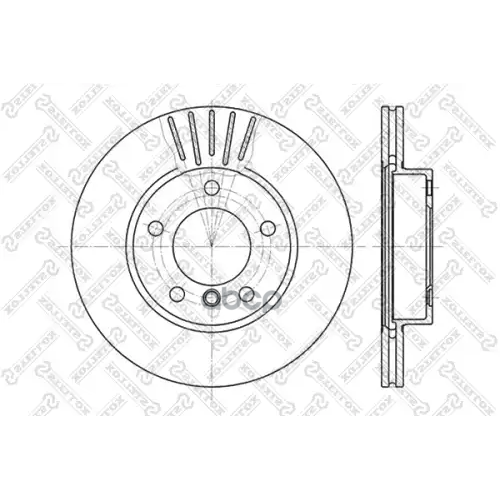 Диск Торм.bmw E36/E46 1.8-2.5D M42-M52 91> Stellox 