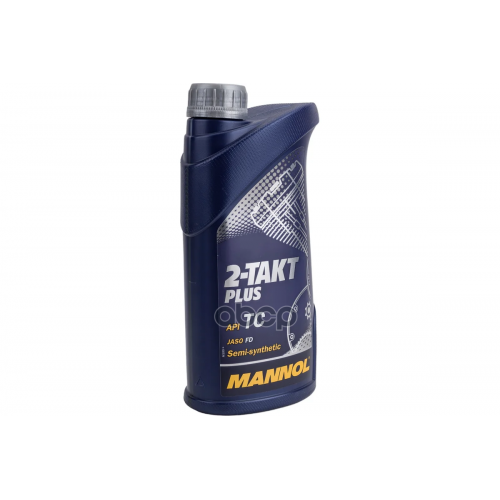 Масло Моторное Для Мотоциклов Mannol 1Л Полусинтетика 2-Takt Plus Api Tc 2T MANNOL 