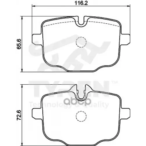 Колодки Тормозные Дисковые TYREN 