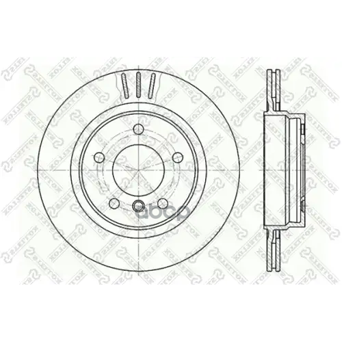 Диск Тормозной Bmw E46 2.5/2.8/2.0D M43/M47/M52/M54 98- Stellox 