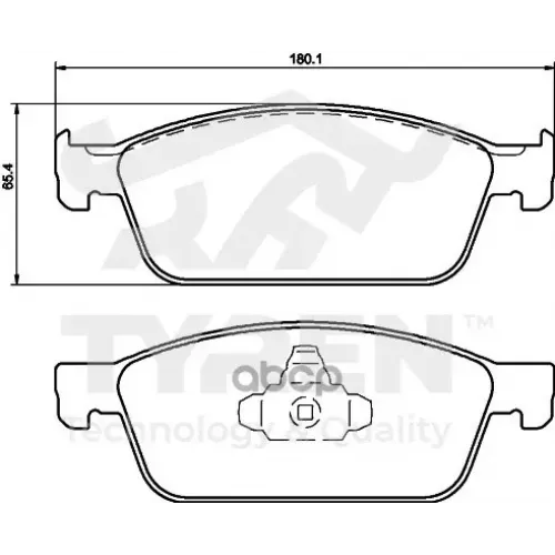 Колодки Тормозные Дисковые TYREN 