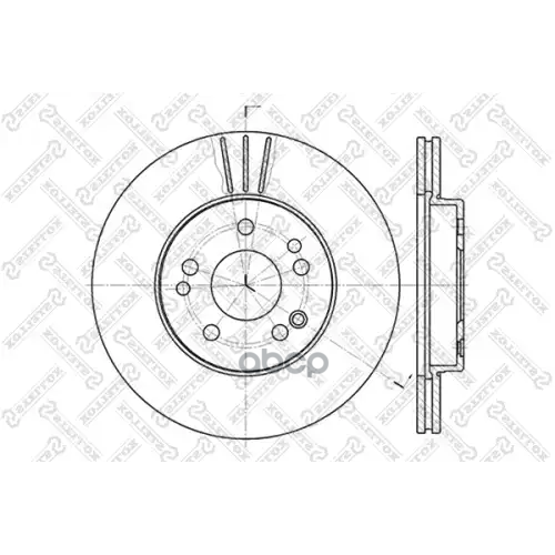 Диск Торм.mb S124/W124/W201 2.3-3.0Td 85> Stellox 