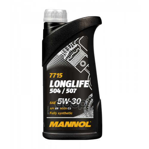 MANNOL Масло Моторное 5W30 Mannol 7715 1Л Синтет O.e.m. For Vw Audi Skoda 504.00/507.00