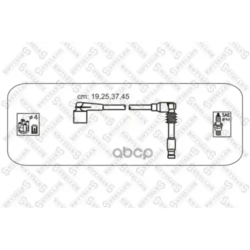Комплект Проводов Зажигания Stellox 10-38571-SX