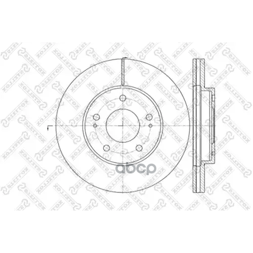 Диск Торм.mitsubishi Space Runner 2.0/2.0Gsi 99>/Space Wagon 2.4Gdi 98> Stellox 