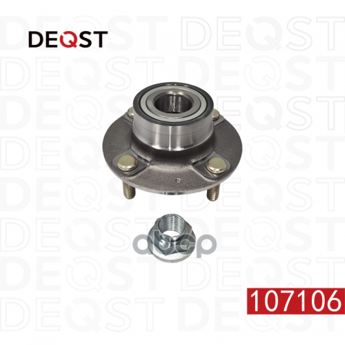 Cтупица Колеса С Подшипником Задняя Hyundai Elantra (Xd), Hyundai Matrix (Fc) W/O Abs DEQST 