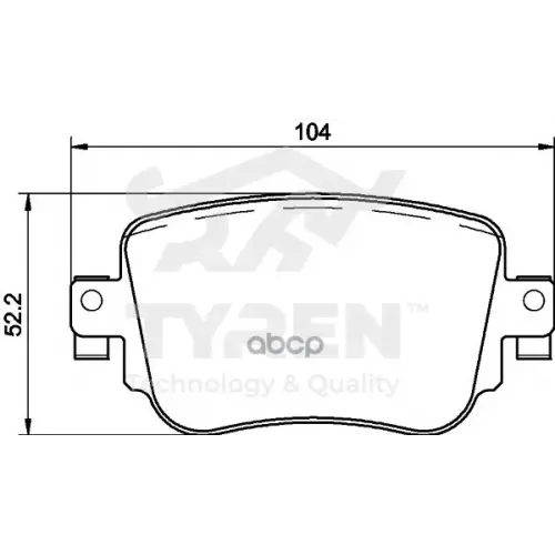 Колодки Тормозные Дисковые TYREN 