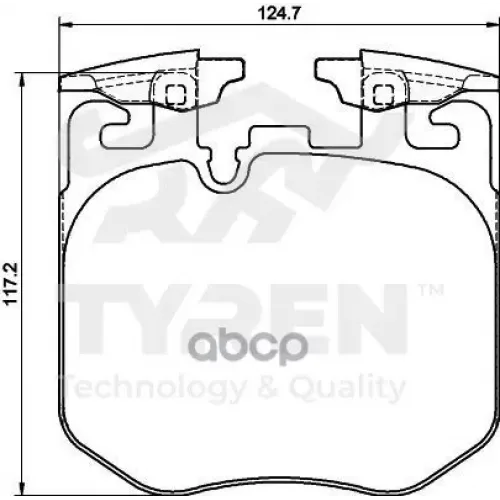Колодки Тормозные Дисковые TYREN 