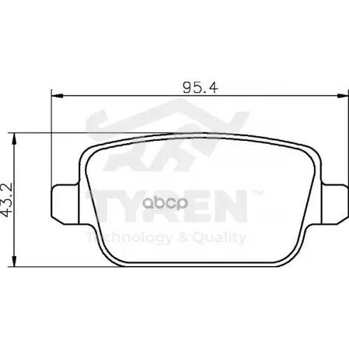 Колодки Тормозные Дисковые TYREN 