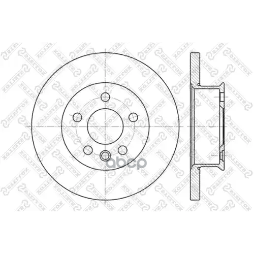 Диск Торм.vw T4 90-96 Stellox 