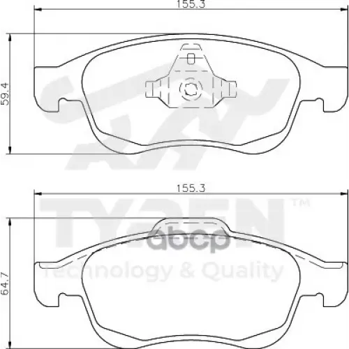 Колодки Тормозные Дисковые TYREN 