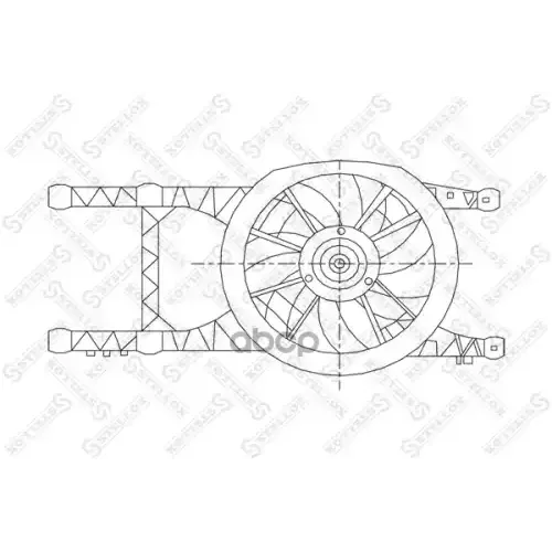 Вентилятор Радиатора Без Рамки Renault Laguna/Megane 1.4-2.0/1.9Tdi 93> Stellox 