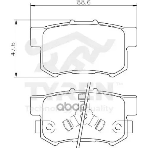 Колодки Тормозные Дисковые TYREN 