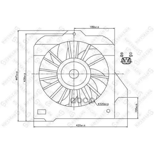 Вентилятор Охлаждения Stellox 
