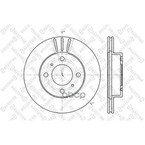 Диск Торм.mitsubishi Colt/Lancer/Carisma 1.3/1.6 91> Stellox 