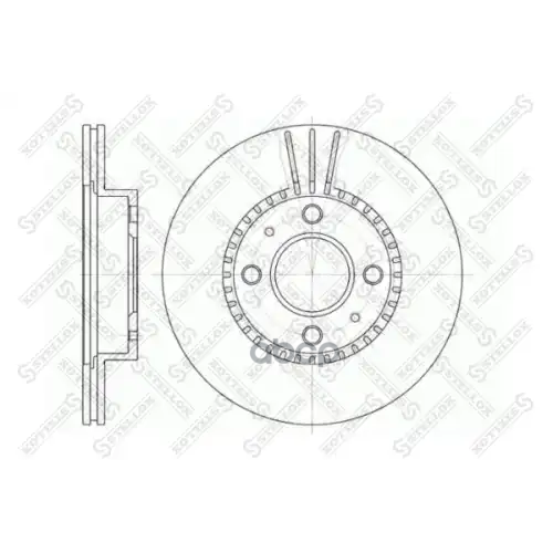 Диск Торм.nissan Almera 1.6D 95> Stellox 