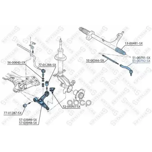 Наконечник Рулевой Тяги Peugeot Boxer 2.2Hdi 06- Прав. Stellox 