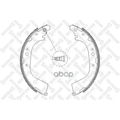 Колодки Тормозные Барабанные Stellox 661101-SX