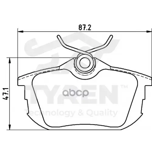 Колодки Тормозные Дисковые TYREN 