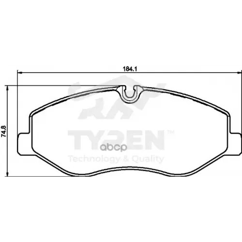 Колодки Тормозные Дисковые TYREN 