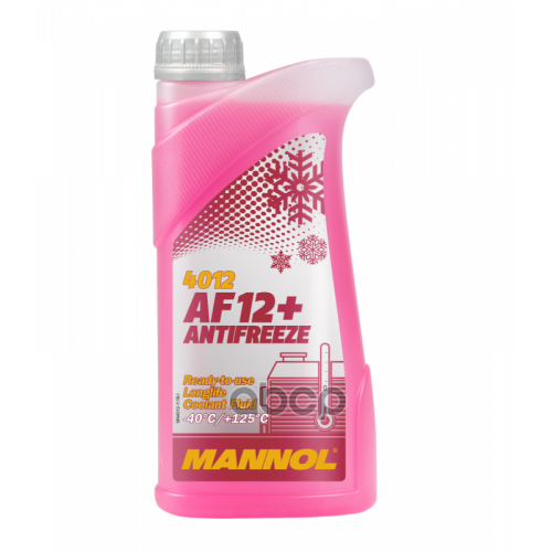Антифриз Mannol Longlife Красный -40С 1Л MANNOL 