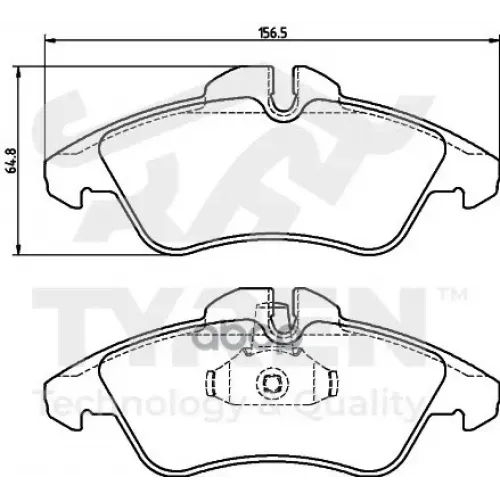 Колодки Тормозные Дисковые TYREN 