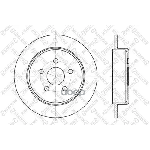 Диск Тормозной Stellox 