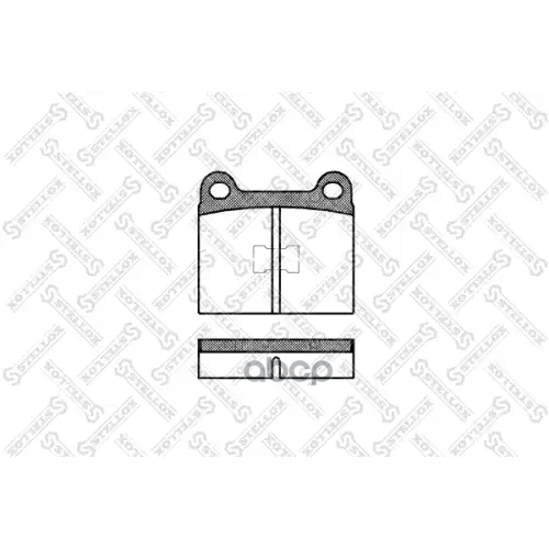 Тормозные Колодки Дисковые Vag Golf/Jetta -83 1.1-1.6D Stellox 