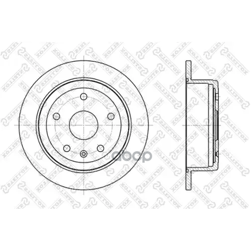 Диск Торм. Зад. Stellox 